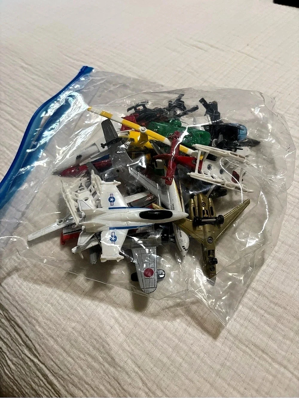Assorted Toy Airplanes & Helicopters